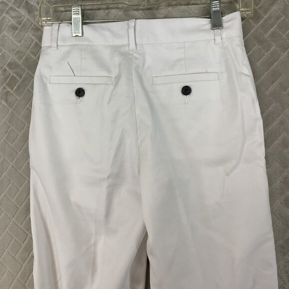 Calvin Klein Boys 12 Dress Pants White Canvas Nautical Coastal Straight Leg - Picture 12 of 16